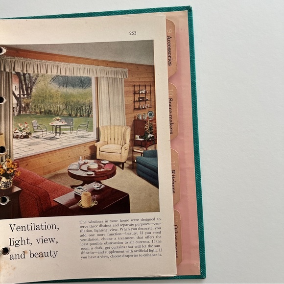 Vintage Rare 1956 Better Homes and Gardens Decorating Book MCM interior design - Picture 8 of 16